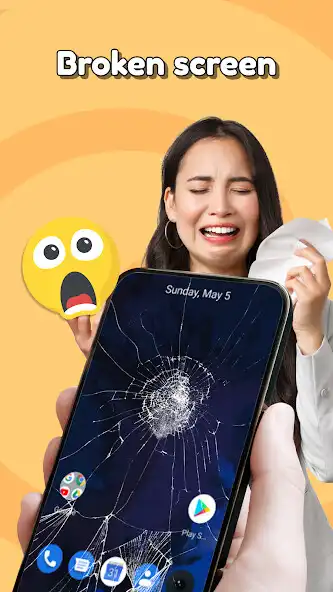 Play Broken screen  Prank sounds as an online game Broken screen  Prank sounds with UptoPlay