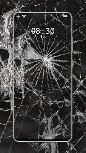 Play Broken Screen Wallpaper HD as an online game Broken Screen Wallpaper HD with UptoPlay