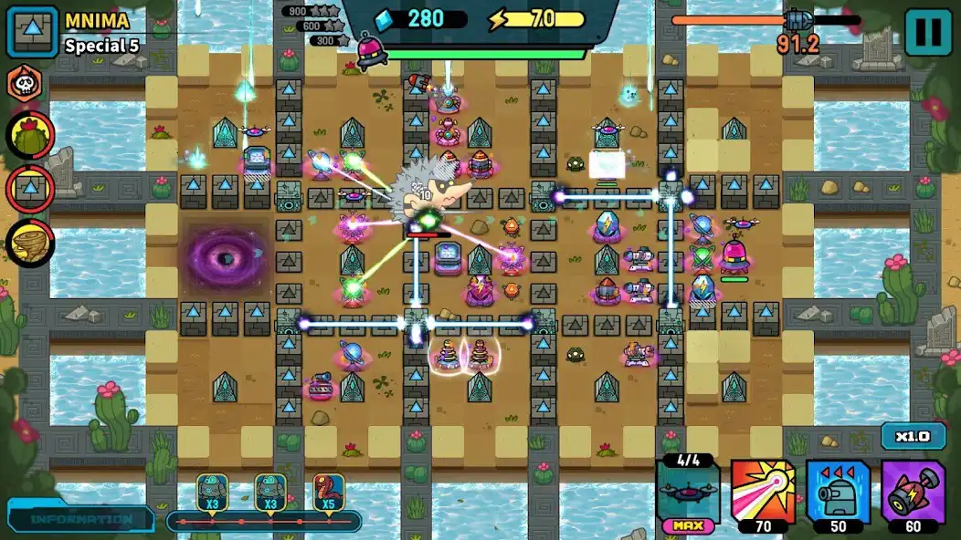 Play Broken Universe: Tower Defense as an online game Broken Universe: Tower Defense with UptoPlay