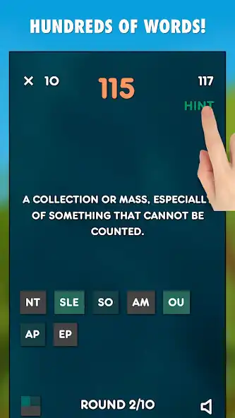 Play Broken Words PRO as an online game Broken Words PRO with UptoPlay