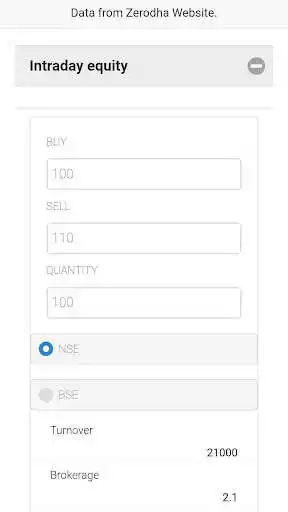 Play Brokerage Calculator as an online game Brokerage Calculator with UptoPlay
