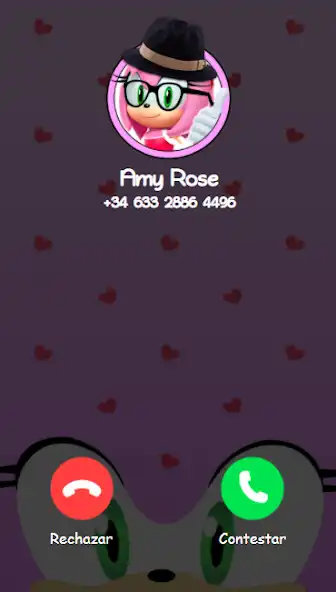 Play Broma Amy Rose Llamada, Videollamada y Chat! as an online game Broma Amy Rose Llamada, Videollamada y Chat! with UptoPlay