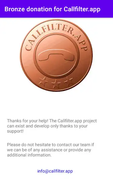 Play Bronze donation Callfilter.app as an online game Bronze donation Callfilter.app with UptoPlay