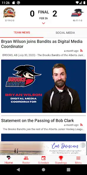 Play Brooks Bandits Official App Play Brooks Bandits Official App
