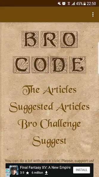 Play Brothers Manual - Bro Code as an online game Brothers Manual - Bro Code with UptoPlay