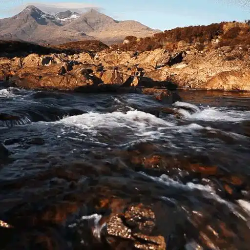 Play Brown Rock River LWP APK