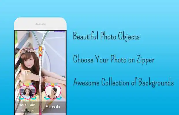 Play Brown Zipper Lock Screen