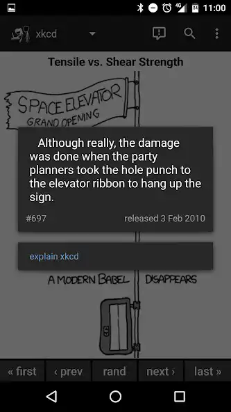 Play Browser for xkcd as an online game Browser for xkcd with UptoPlay