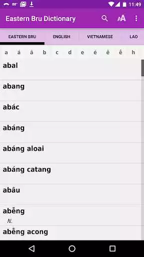 Play Bru Dictionary  and enjoy Bru Dictionary with UptoPlay