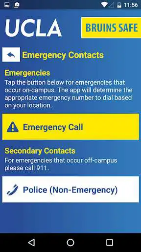 Play APK Bruins Safe  and enjoy Bruins Safe with UptoPlay com.cutcom.apparmor.ucla