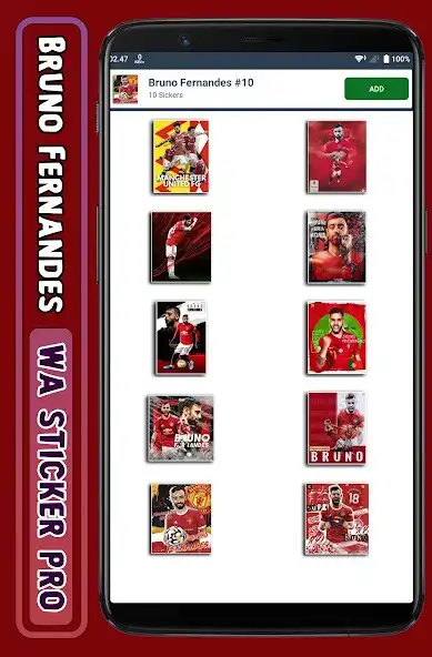 Play Bruno Fernandes - WA Sticker as an online game Bruno Fernandes - WA Sticker with UptoPlay