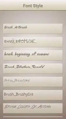 Play Brush Font Style