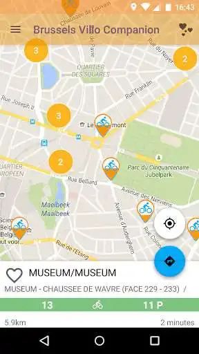 Play Brussels Villo Companion as an online game Brussels Villo Companion with UptoPlay