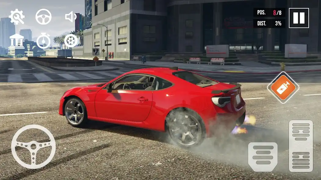 Play BRZ Subaru Drift Simulator 3D as an online game BRZ Subaru Drift Simulator 3D with UptoPlay