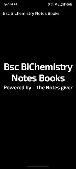 Play Bsc BioChemistry Notes  and enjoy Bsc BioChemistry Notes with UptoPlay
