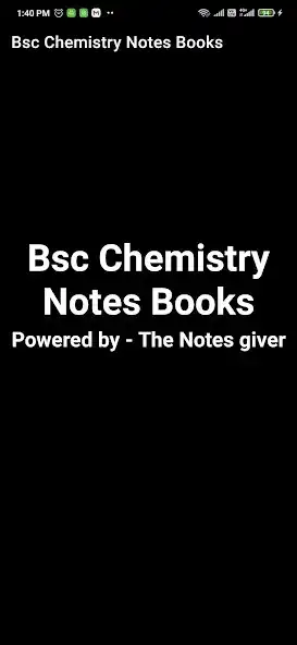 Play Bsc Chemistry Notes  and enjoy Bsc Chemistry Notes with UptoPlay