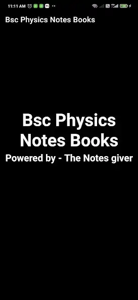 Play Bsc Physics Notes  and enjoy Bsc Physics Notes with UptoPlay