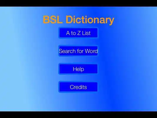 Play BSL Dictionary Play BSL Dictionary