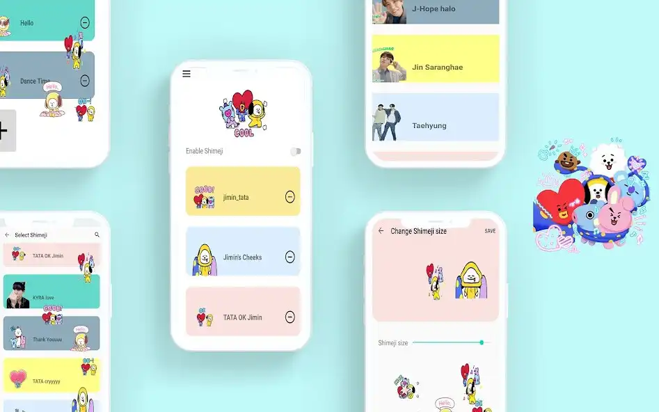 Play BT21 Shimeji  and enjoy BT21 Shimeji with UptoPlay