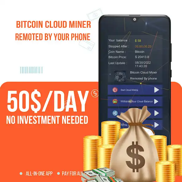 Play BTC (Bitcoin) cloud miner  and enjoy BTC (Bitcoin) cloud miner with UptoPlay