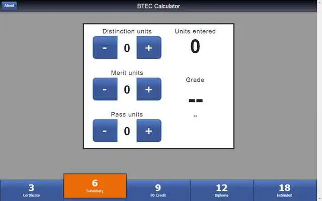 Play BTEC Grade Calculator