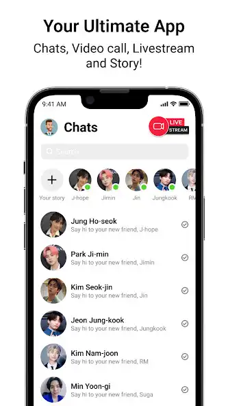 Play BTS AI Chat, Call  Live  and enjoy BTS AI Chat, Call  Live with UptoPlay
