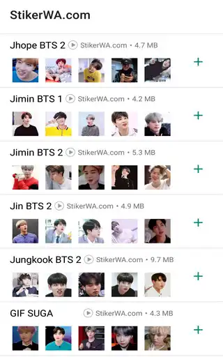 Play BTS Animated WAStickerApps as an online game BTS Animated WAStickerApps with UptoPlay