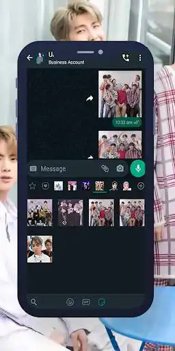 Play BTS Animated WASticker  and enjoy BTS Animated WASticker with UptoPlay