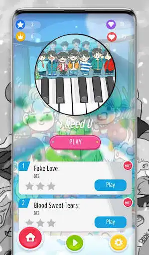 Play BTS Army Magic Tiles KPOP  and enjoy BTS Army Magic Tiles KPOP with UptoPlay