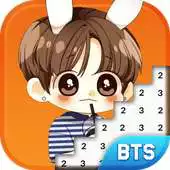 Free play online BTS Army Pixel Art - Number Coloring Books APK