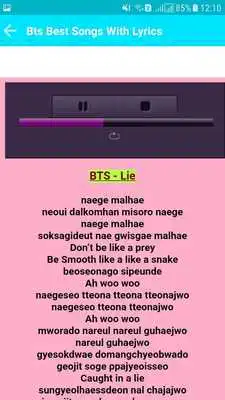 Play BTS Best Songs MP3 with Lyrics