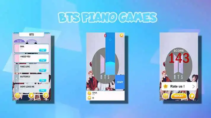 Play BTS DNA Piano Tiles