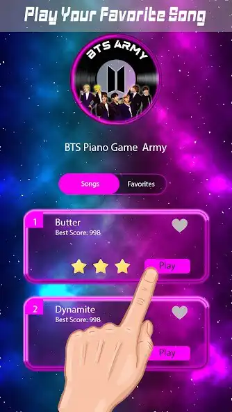 Play BTS-Dynamite Piano Tiles Game as an online game BTS-Dynamite Piano Tiles Game with UptoPlay