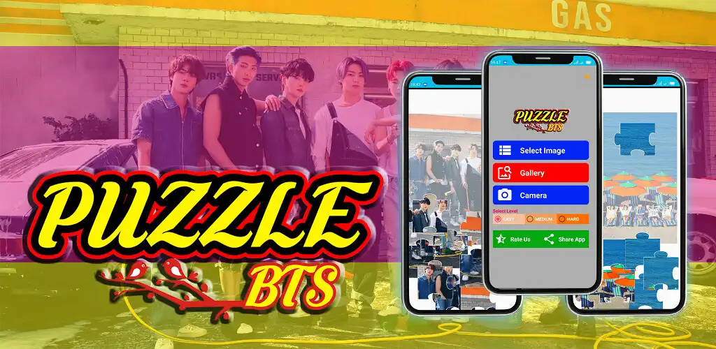 Play BTS Game Puzzle Online 2023  and enjoy BTS Game Puzzle Online 2023 with UptoPlay