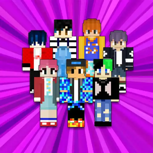 Play BTS group minecraft skins APK Play BTS group minecraft skins APK