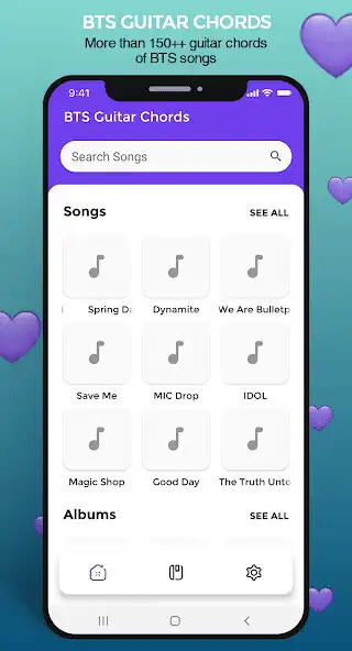 Play BTS Guitar Chords Offline  and enjoy BTS Guitar Chords Offline with UptoPlay