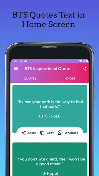 Play BTS Inspirational Quotes - Best Quotes for ARMY  and enjoy BTS Inspirational Quotes - Best Quotes for ARMY with UptoPlay