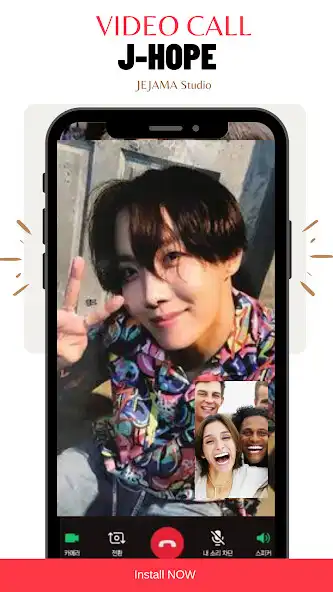 Play BTS JHOPE VIDEOCALL ARMY as an online game BTS JHOPE VIDEOCALL ARMY with UptoPlay