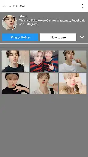 Play BTS Jimin - Fake Call  and enjoy BTS Jimin - Fake Call with UptoPlay