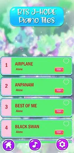Play BTS K-poop  piano tiles as an online game BTS K-poop  piano tiles with UptoPlay