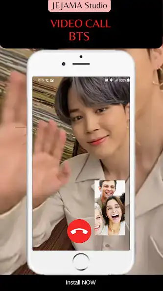 Play BTS KPOP FAKE VIDEOCALL  and enjoy BTS KPOP FAKE VIDEOCALL with UptoPlay