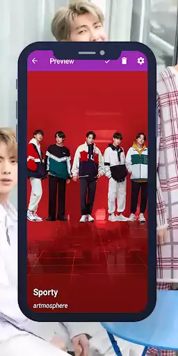 Play BTS Live Wallpaper