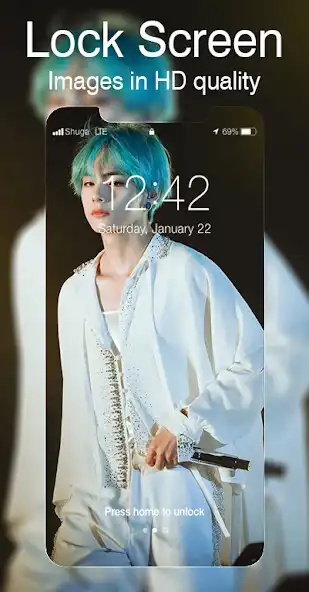 Play Bts Lockscreen HD 4K as an online game Bts Lockscreen HD 4K with UptoPlay
