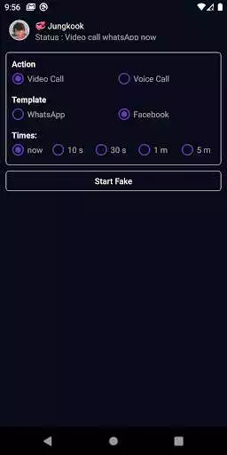 Play BTS Prank Fake VideoVoice Call as an online game BTS Prank Fake VideoVoice Call with UptoPlay
