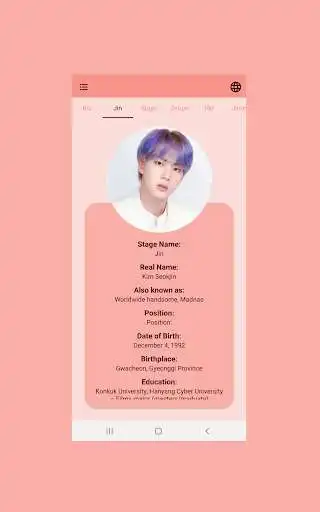 Play B.t.s Profile  and enjoy B.t.s Profile with UptoPlay