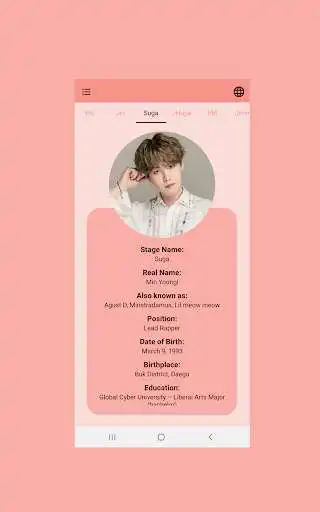 Play B.t.s Profile as an online game B.t.s Profile with UptoPlay