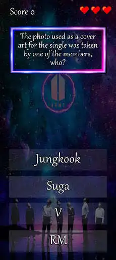 Play Bts Quiz as an online game Bts Quiz with UptoPlay