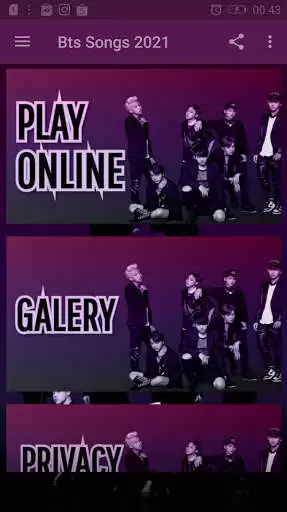 Play BTS Songs - Offline 2021 as an online game BTS Songs - Offline 2021 with UptoPlay