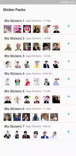 Play BTS Stickers