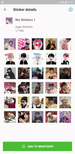 Play BTS Stickers